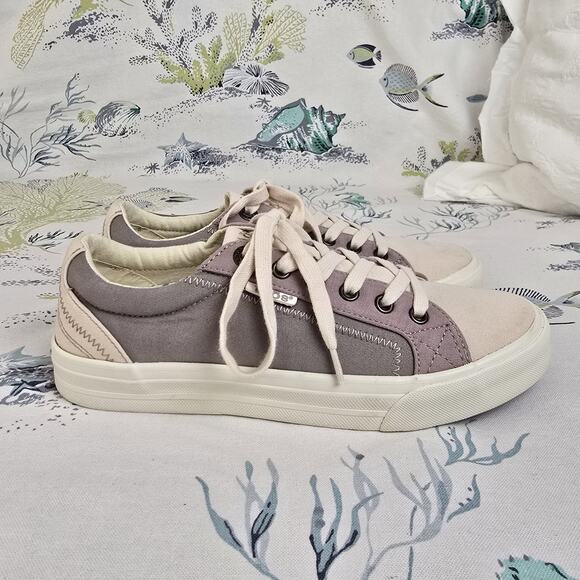 Taos Plim Soul Sneakers Canvas Athletic Low Top Sporty Comfort Shoes Size 8 - Picture 4 of 11